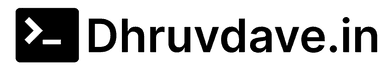 Dhruv Dave Logo